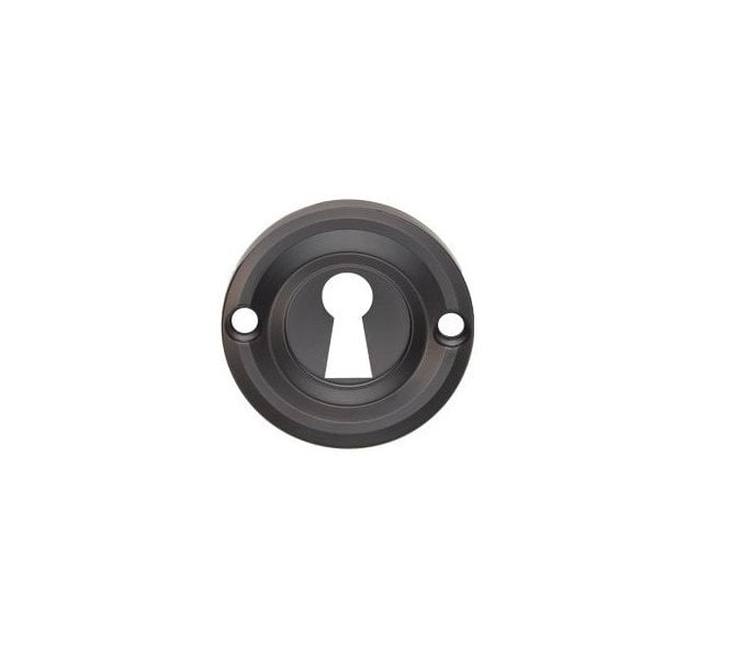Carlisle Brass AQ41 Heavy Keyhole Escutcheon - Matt Black