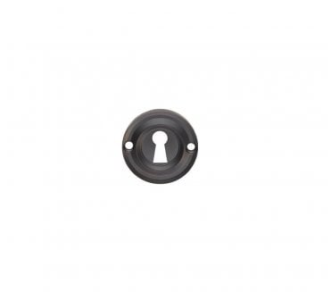 Carlisle Brass AQ41 Heavy Keyhole Escutcheon - Matt Black