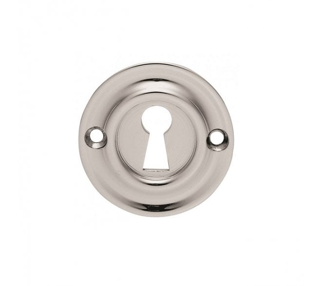 Carlisle Brass AQ41 Heavy Keyhole Escutcheon -Polished Chrome