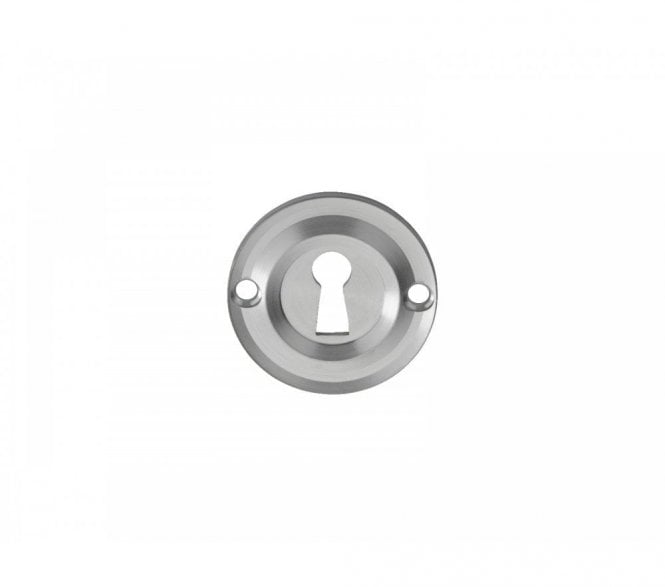 Carlisle Brass AQ41 Heavy Keyhole Escutcheon -Satin Chrome