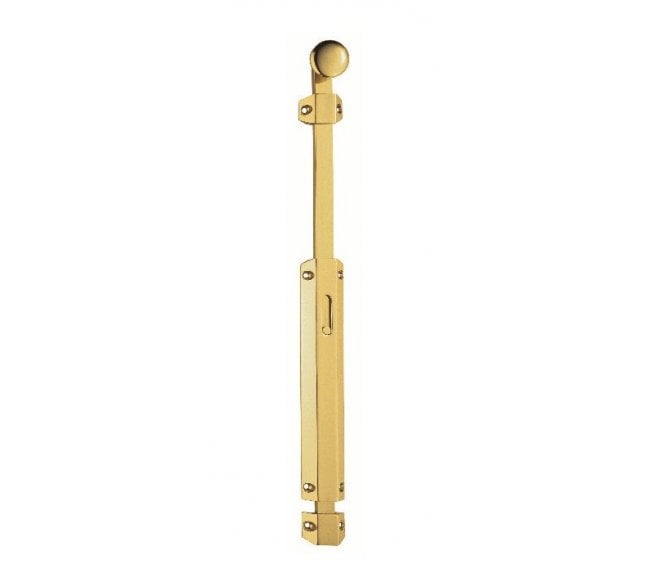 Carlisle Brass AQEX Extended Surface Door Bolt - Polished Brass