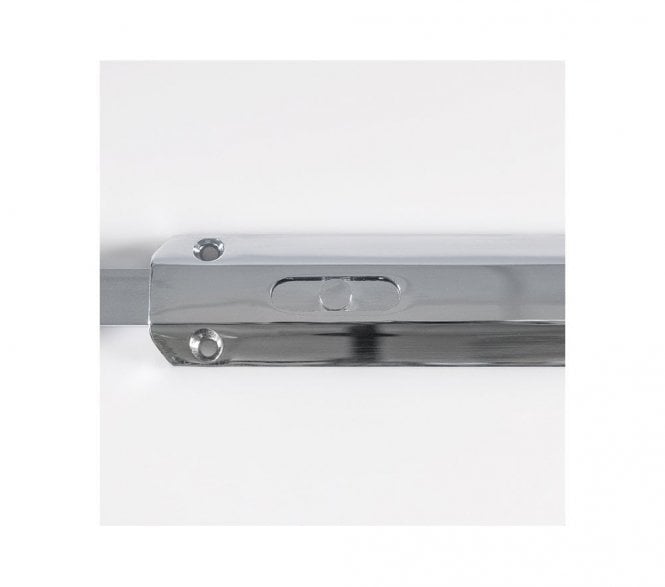 Carlisle Brass AQEX Extended Surface Door Bolt - Polished Chrome