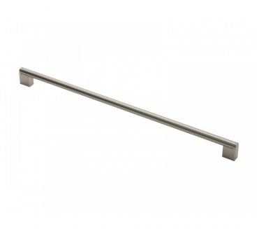 Carlisle Brass Bar Handle 448mm Satin Nickel / Stainless Steel