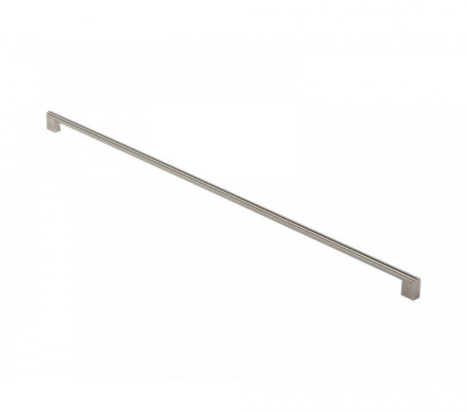 Carlisle Brass Bar Handle 864mm Satin Nickel / Stainless Steel