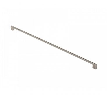 Carlisle Brass Bar Handle 864mm Satin Nickel / Stainless Steel
