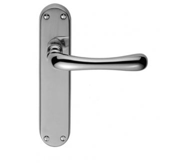 Carlisle Brass CBL Ibra Chrome Door Handle On Plate - Polished Chrome