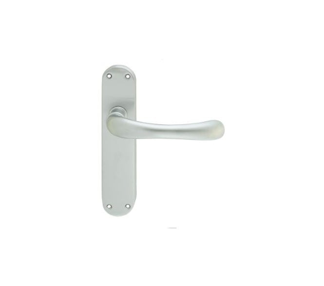 Carlisle Brass CBL Ibra Chrome Door Handles On Backplate - Satin Chrome