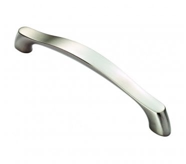Carlisle Brass Chunky Arched Grip Handle 160mm Satin Nickel