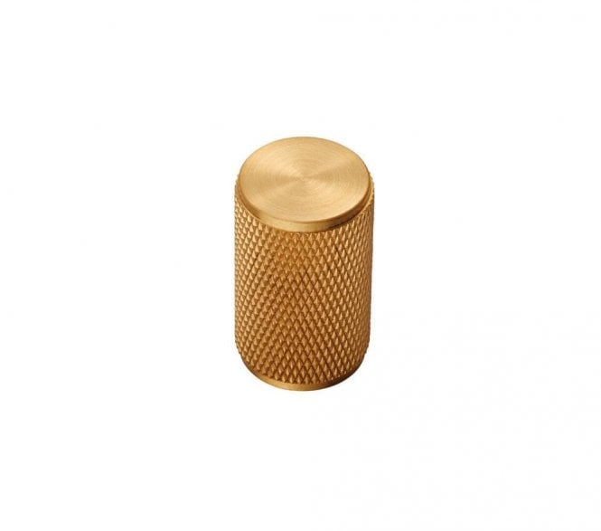 Carlisle Brass Cylindrical Knurled Knob 18mm Satin Brass