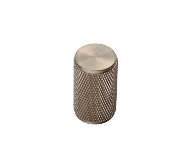 Carlisle Brass Cylindrical Knurled Knob 18mm Satin Nickel