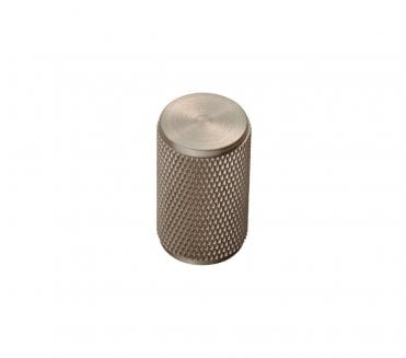 Carlisle Brass Cylindrical Knurled Knob 18mm Satin Nickel