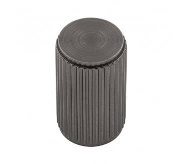 Carlisle Brass Cylindrical Lines Knob 18mm - Anthracite