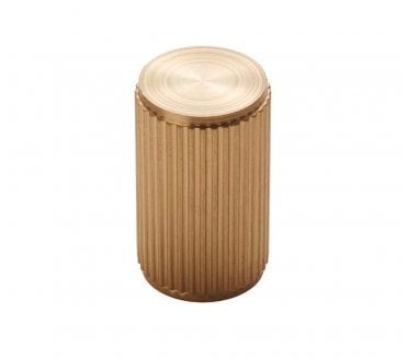 Carlisle Brass Cylindrical Lines Knob 18mm Satin Brass