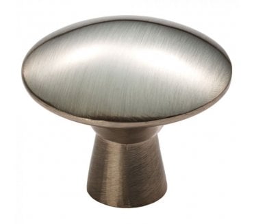 Carlisle Brass Disc Knob 27mm Satin Nickel