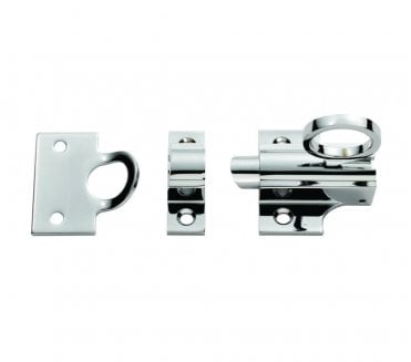 Carlisle Brass DK42 Fanlight Catch - Polished Chrome