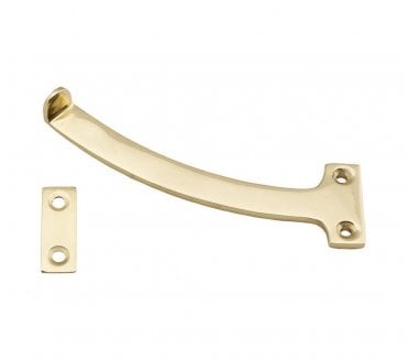 Carlisle Brass DK7 Quadrant Arm Stays (Pair) - Polished Brass