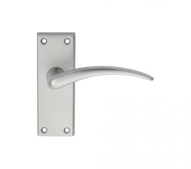 Carlisle Brass DL65 Wing Door Handles On Backplate - Satin Chrome