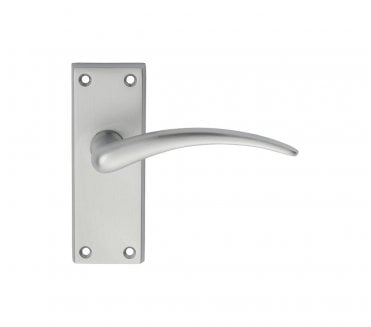 Carlisle Brass DL65 Wing Door Handles On Backplate - Satin Chrome