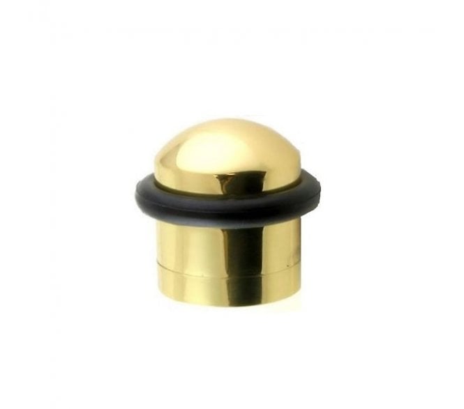 Carlisle Brass DSF Domed Floor Doorstop - Polished Brass