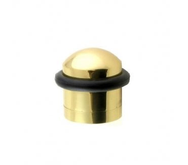 Carlisle Brass DSF Domed Floor Doorstop - Polished Brass