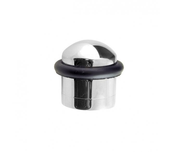 Carlisle Brass DSF Domed Floor Doorstop - Polished Chrome