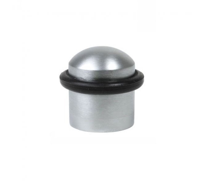 Carlisle Brass DSF Domed Floor Doorstop - Satin Chrome