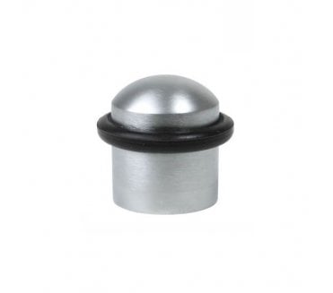 Carlisle Brass DSF Domed Floor Doorstop - Satin Chrome