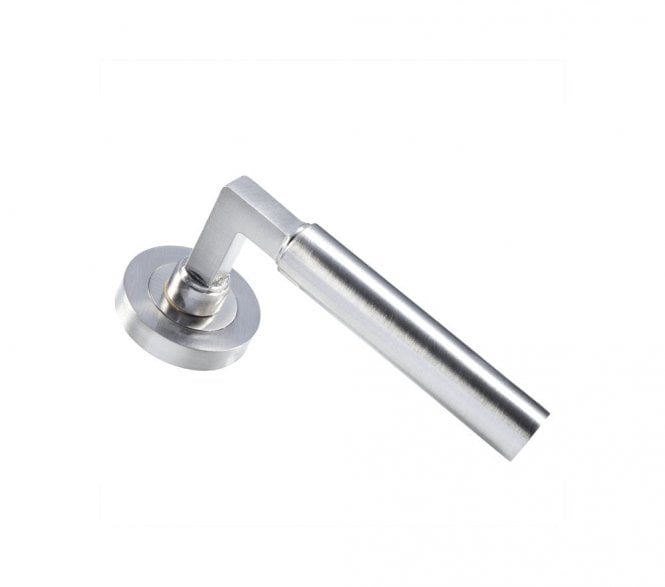 Carlisle Brass EUL Amiata Door Handle On Rose - Satin Nickel
