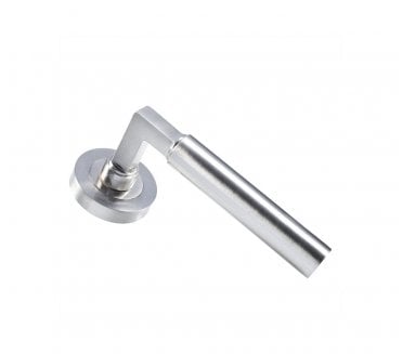 Carlisle Brass EUL Amiata Door Handle On Rose - Satin Nickel