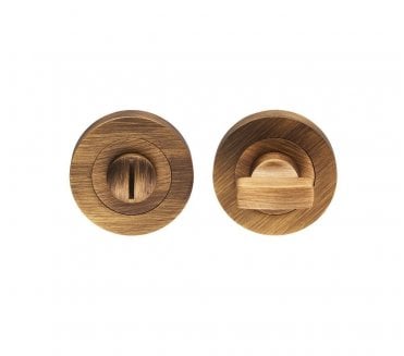 Carlisle Brass EUL Bathroom Turn & Release Set - Antique Brass