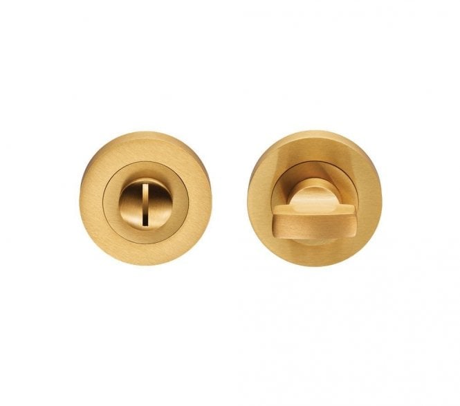 Carlisle Brass EUL Bathroom Turn & Release Set - Satin Brass