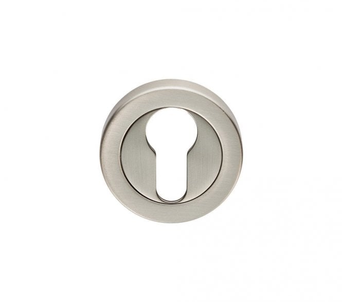 Carlisle Brass EUL Designer Euro Profile Cylinder Escutcheon - Satin Nickel
