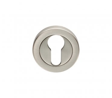 Carlisle Brass EUL Designer Euro Profile Cylinder Escutcheon - Satin Nickel