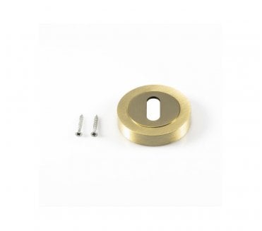 Carlisle Brass EUL Designer Standard Keyhole Escutcheon - Satin Brass