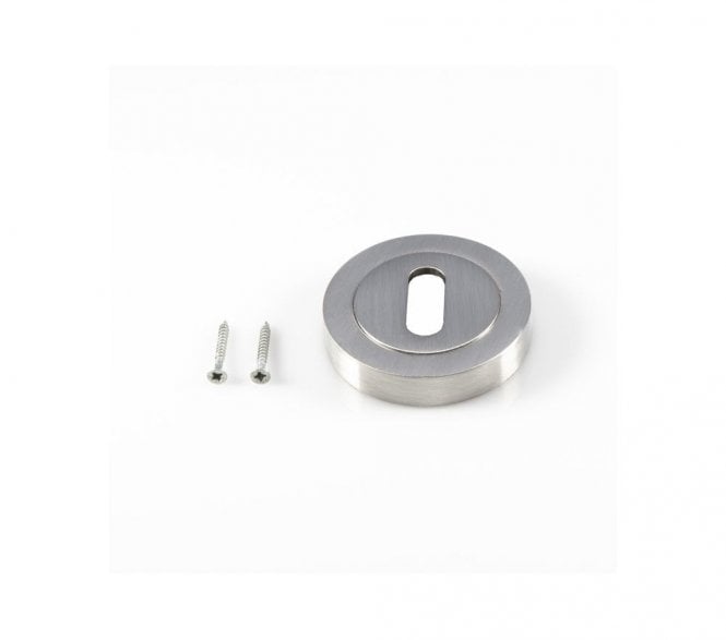 Carlisle Brass EUL Designer Standard Keyhole Escutcheon - Satin Nickel