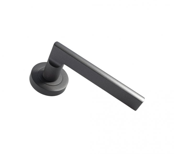 Carlisle Brass EUL Trentino Door Handle On Rose - Matt Bronze