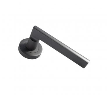 Carlisle Brass EUL Trentino Door Handle On Rose - Matt Bronze