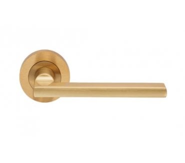 Carlisle Brass EUL Trentino Door Handle On Rose - Satin Brass