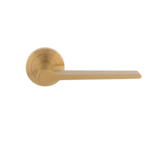 Carlisle Brass EUL Velino Door Handle On Rose - Satin Brass