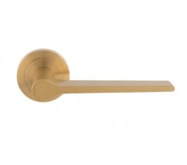 Carlisle Brass EUL Velino Door Handle On Rose - Satin Brass