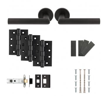 Carlisle Brass FDP1192MB Fire Rated Door Pack - Matt Black