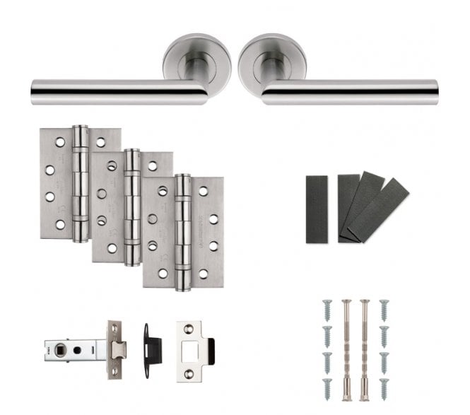 Carlisle Brass FDP1192SSS Fire Rated Door Pack - Satin Stainless Steel