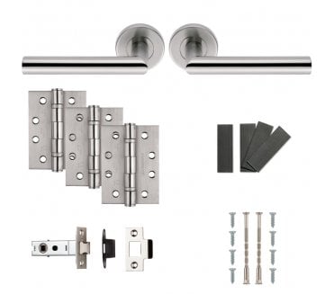 Carlisle Brass FDP1192SSS Fire Rated Door Pack - Satin Stainless Steel