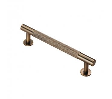 Carlisle Brass FTD700 Knurled Cabinet Pull Handles - Antique Brass