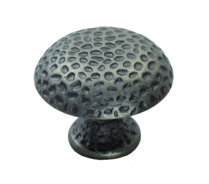 Carlisle Brass Hammered Finish Knob 38mm Antique Steel