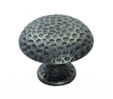 Carlisle Brass Hammered Finish Knob 38mm Antique Steel