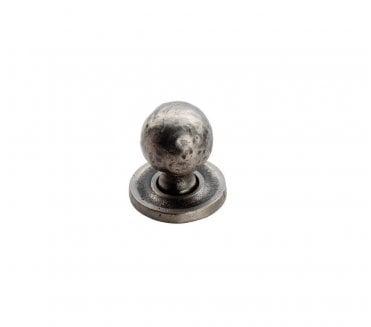 Carlisle Brass Hammered Pattern Ball Knob 32mm - Pewter