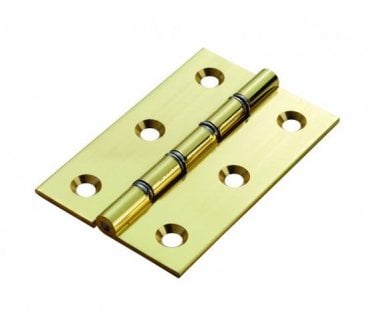 Carlisle Brass HDPBW61 Washered Hinges 102x67mm (Pair) - Polished Brass