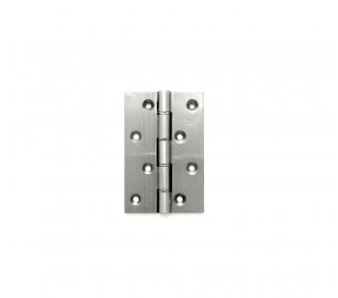 Carlisle Brass HDSSW5 Heavy SS Washered Hinges 102x67mm (Pair) - Satin Chrome