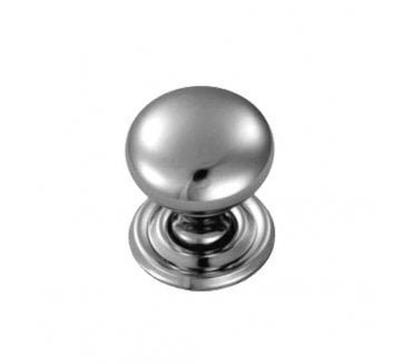 Carlisle Brass Hollow Victorian Knob 32mm - Polished Chrome